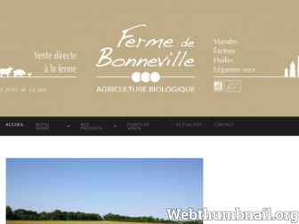 ferme-de-bonneville.fr website preview
