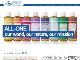 drbronner.fr website preview