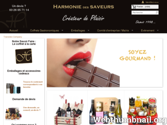 vos-coffrets-gourmands.fr website preview