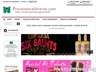 provenancedirecte.com website preview