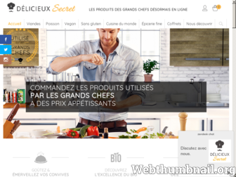 delicieuxsecret.com website preview