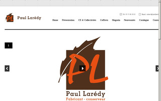 paullaredy.fr website preview