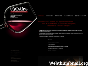 vinistim.fr website preview