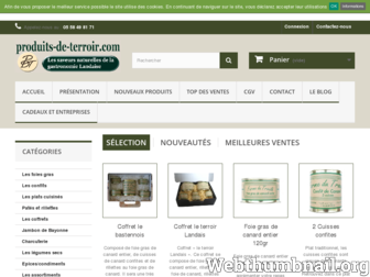 produits-de-terroir.com website preview