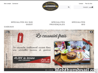 comptoirgastronomique.com website preview