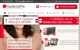 facileaoffrir.com website preview