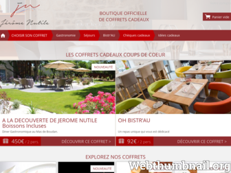 jerome-nutile.secretbox.fr website preview