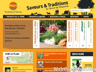 terroir-essonne.com website preview