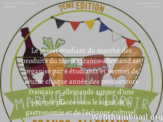 marchefrancoallemand.wordpress.com website preview