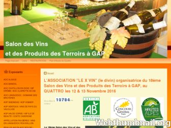 salondesvinsetdesproduitsdesterroirs05.e-monsite.com website preview