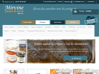 mirvine-saveursduterroir.fr website preview