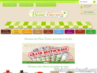 pause-terroirs.com website preview