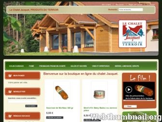 chaletjacquet.com website preview