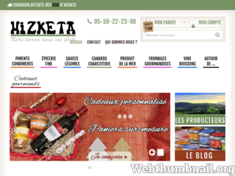 hizketa.com website preview