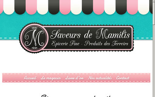 saveursdemamilis.fr website preview