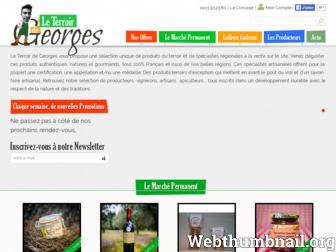 terroir-de-georges.com website preview
