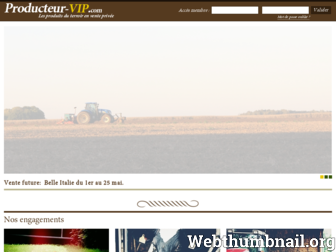 producteur-vip.com website preview