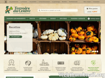 terroirsducentre.fr website preview