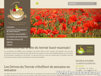 terroir-hautemarne.com website preview