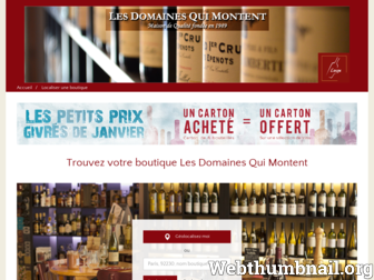 boutique.lesdomainesquimontent.com website preview