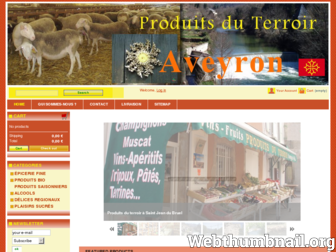 produitsterroir-aveyron.com website preview