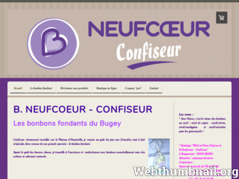 confiserieneufcoeur.com website preview
