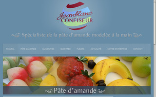 jeanblanc-confiseur.com website preview