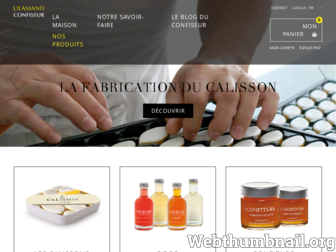 confiserie-lilamand.com website preview