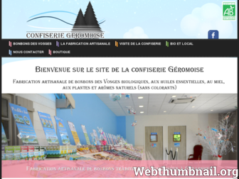 confiserie-geromoise.fr website preview