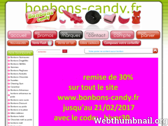 bonbons-candy.fr website preview