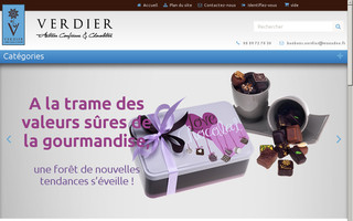 bonbons-verdier.fr website preview