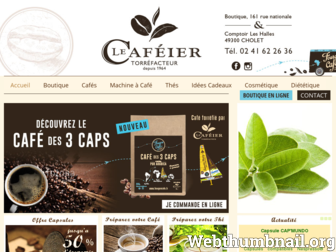 lecafeier.fr website preview