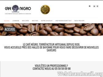 cafenegro.fr website preview