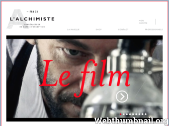 alchimiste-cafes.com website preview