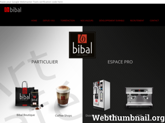 cafes-bibal.fr website preview