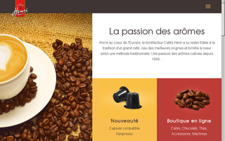 cafeshenri.fr website preview