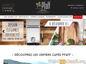 cafe.cafes-pfaff.com website preview