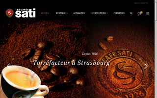 cafesati.com website preview