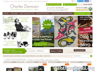 cafecharlesdanican.com website preview