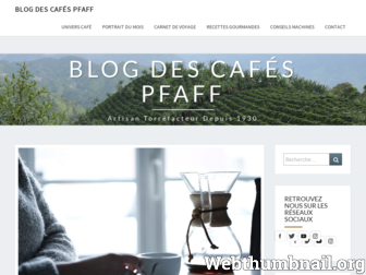 blog.cafes-pfaff.com website preview