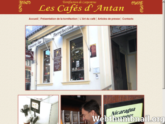 torrefaction-cafes-antan.fr website preview