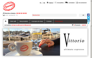 cafes-storme.be website preview