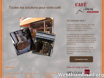 cafes-lanni.com website preview