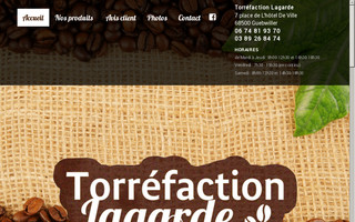 torrefaction-lagarde.fr website preview
