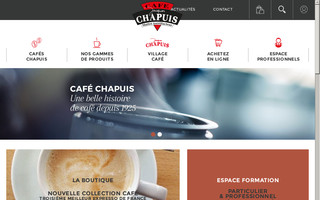 cafeschapuis.fr website preview
