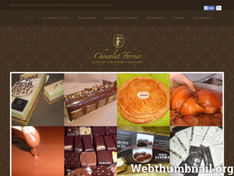 chocolat-ferrier.fr website preview