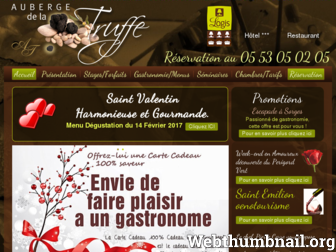 auberge-de-la-truffe.com website preview