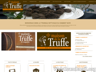 maisondelatruffedulanguedoc.com website preview