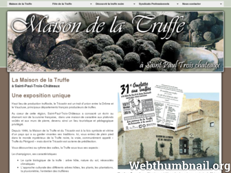 maisondelatruffe.com website preview