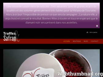 truffes-safran.com website preview